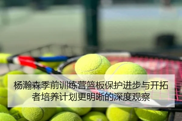 杨瀚森季前训练营篮板保护进步与开拓者培养计划更明晰的深度观察